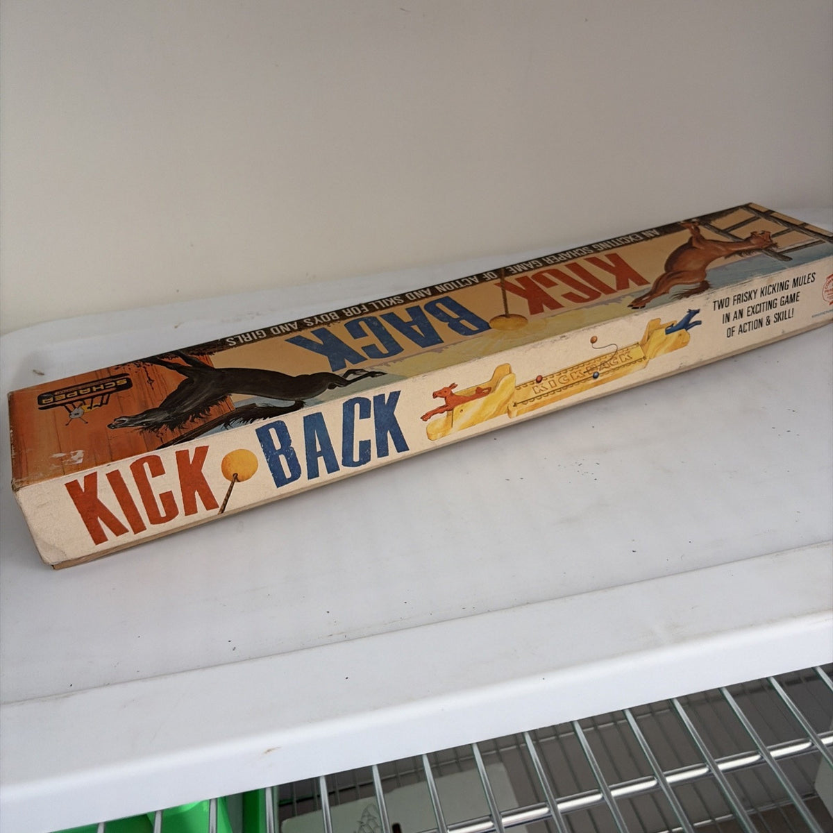 Vintage Schaper Kick Back Game of Action & Skill Sealed In Original Box 1965