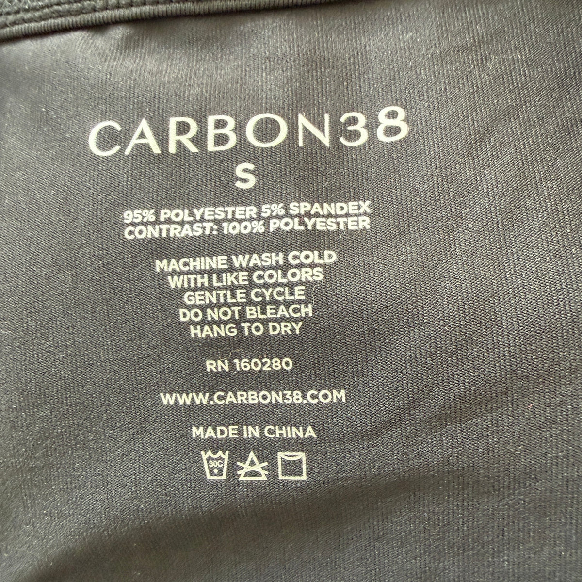 Carbon38 Black & Blue Sleeveless Tank Top Blouse Pleated Back Size Small NEW