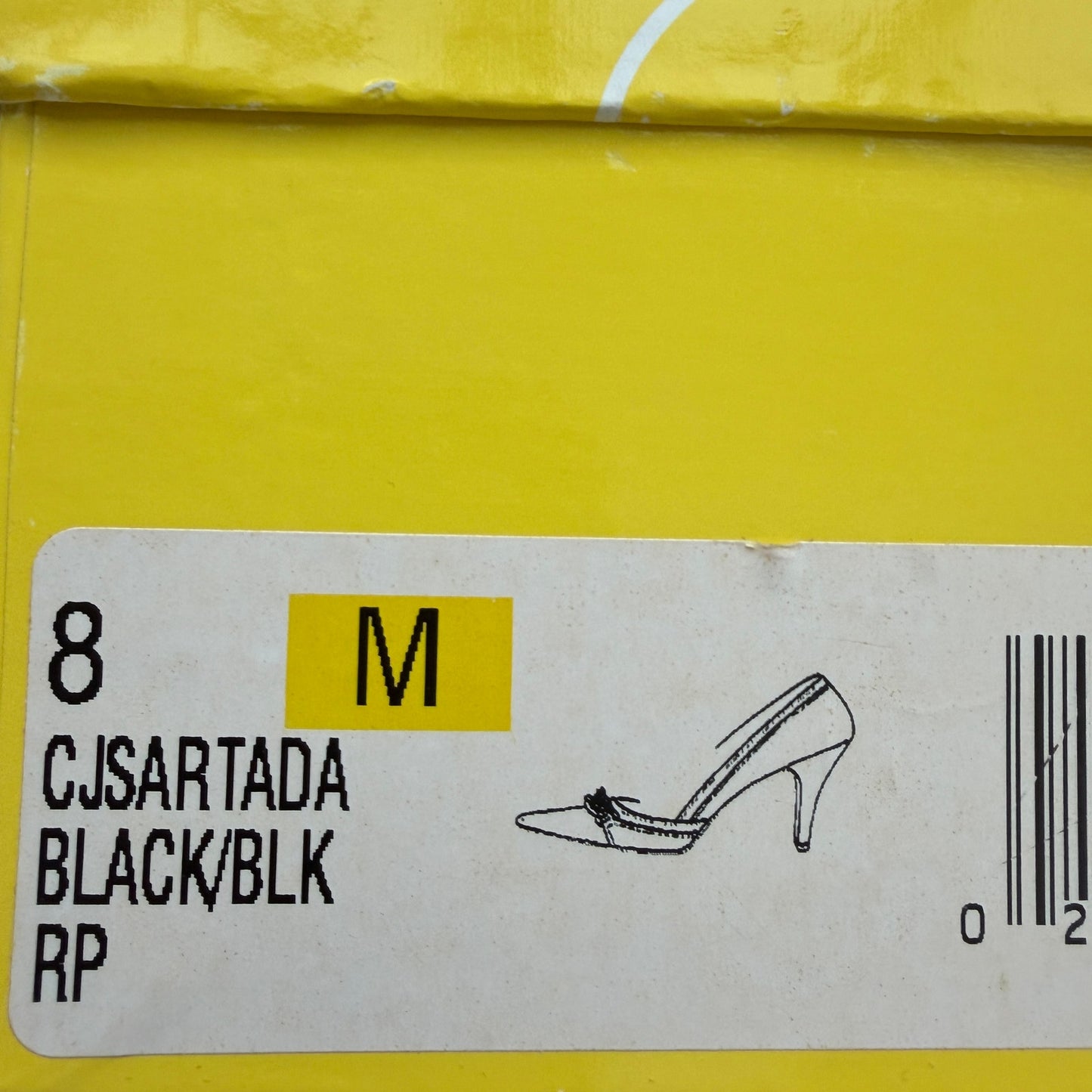 Circa Joan & David Black Snakeskin Leather Heels CJSARTADA Womens Size 8