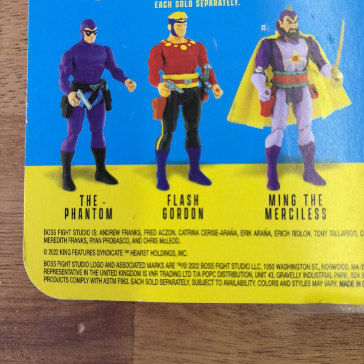 Boss Fight Studio Power Stars Flash Gordon Ming The Merciless Action Figure NEW!