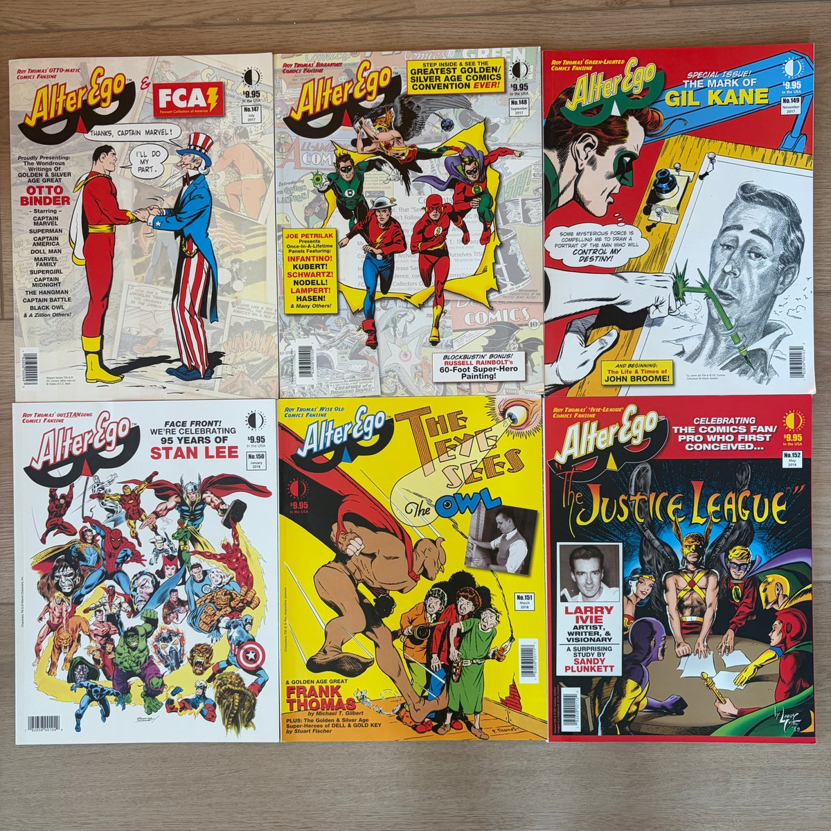 Huge ALTER EGO Magazine Lot 0f 45 Issues, #3-162 Assorted, TwoMorrows - Comics!
