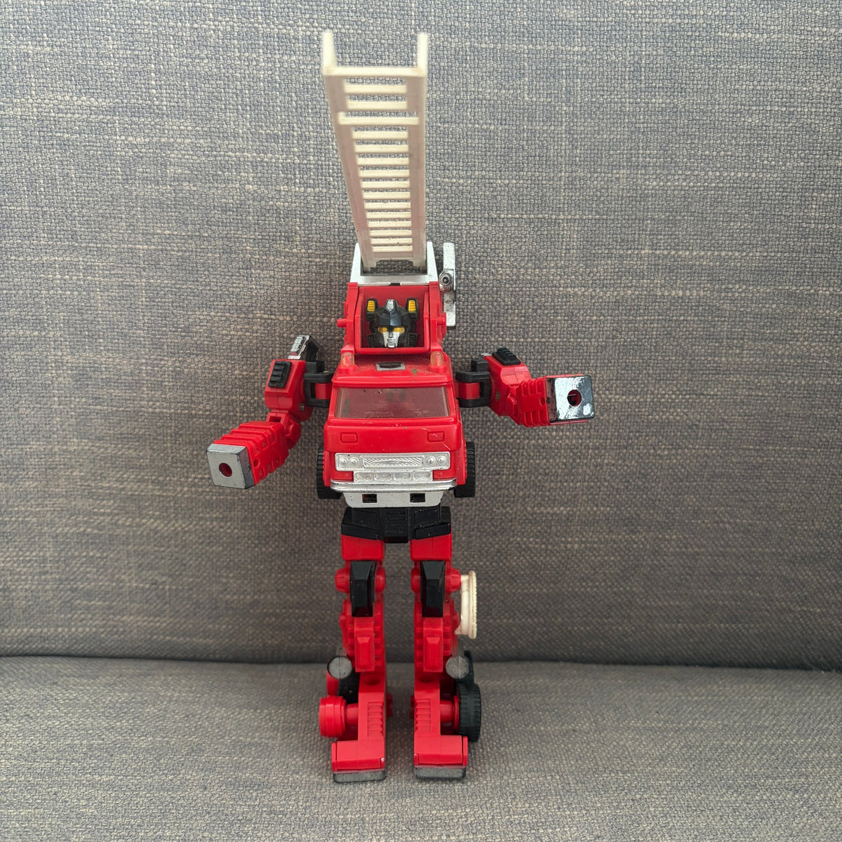 Vintage 1992 Transformers G2 Inferno Autobot Hasbro Fire Truck Action Figure