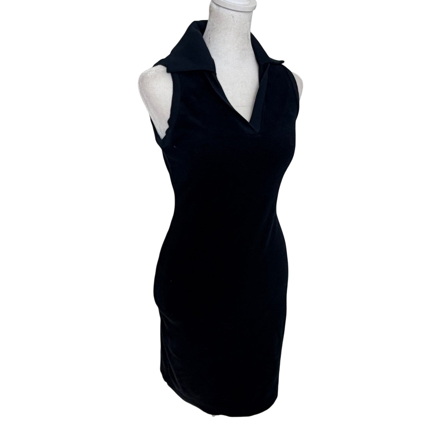 Anthropologie Stateside Navy Blue Sleeveless Terry Cloth Dress Womens Size XS