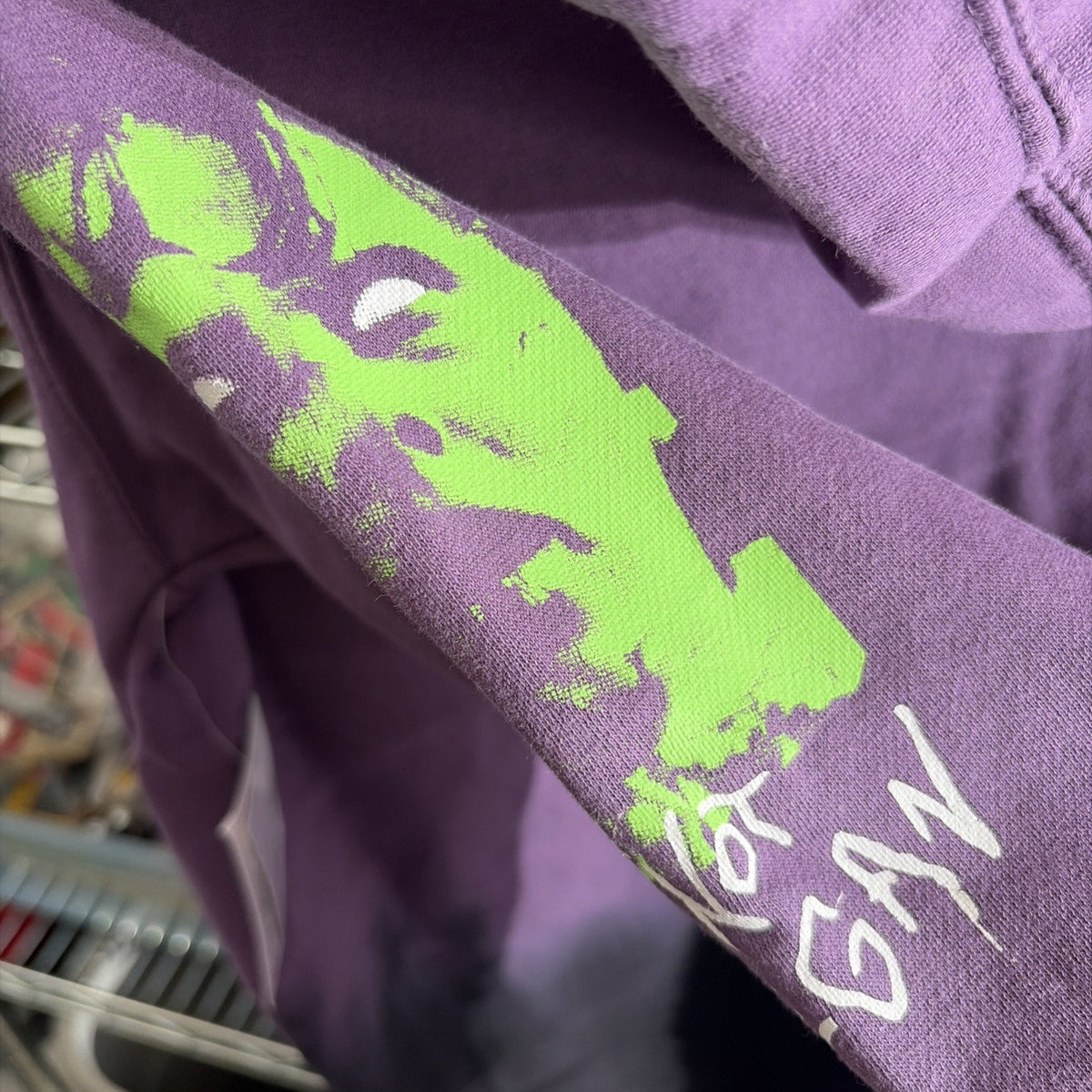 The Exorcist Hoodie Purple Pullover Sweatshirt Men’s Size Small 34/36 NEW