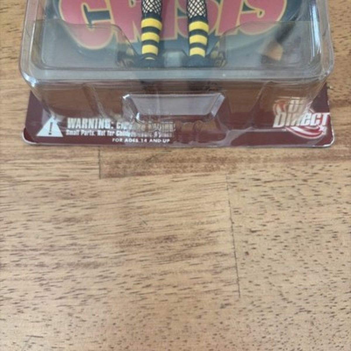 Black Canary Action Figure DC Direct Identity Crisis Boxed Black Yellow
