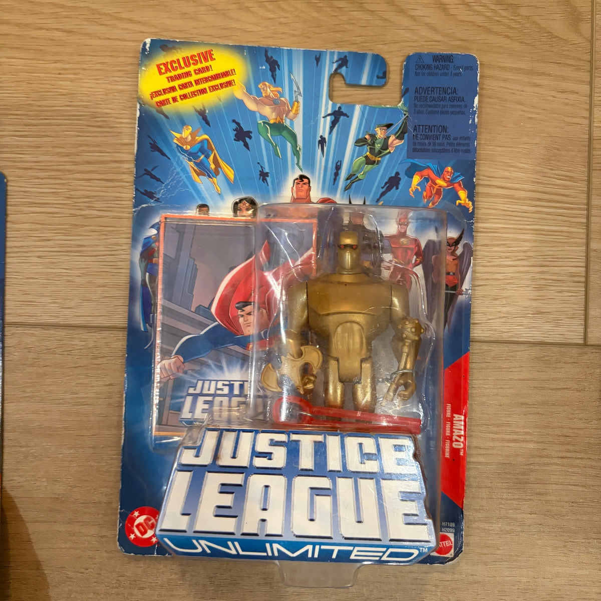 Justice League Unlimited 4 Figures Martian, Booster Gold, Atom Smasher, Amazo