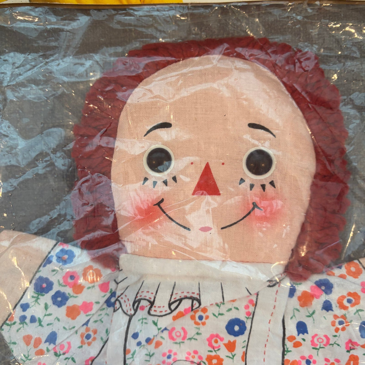 1973 The Original Raggedy Ann Hand Puppet Knickerbocker #3801 New in Package