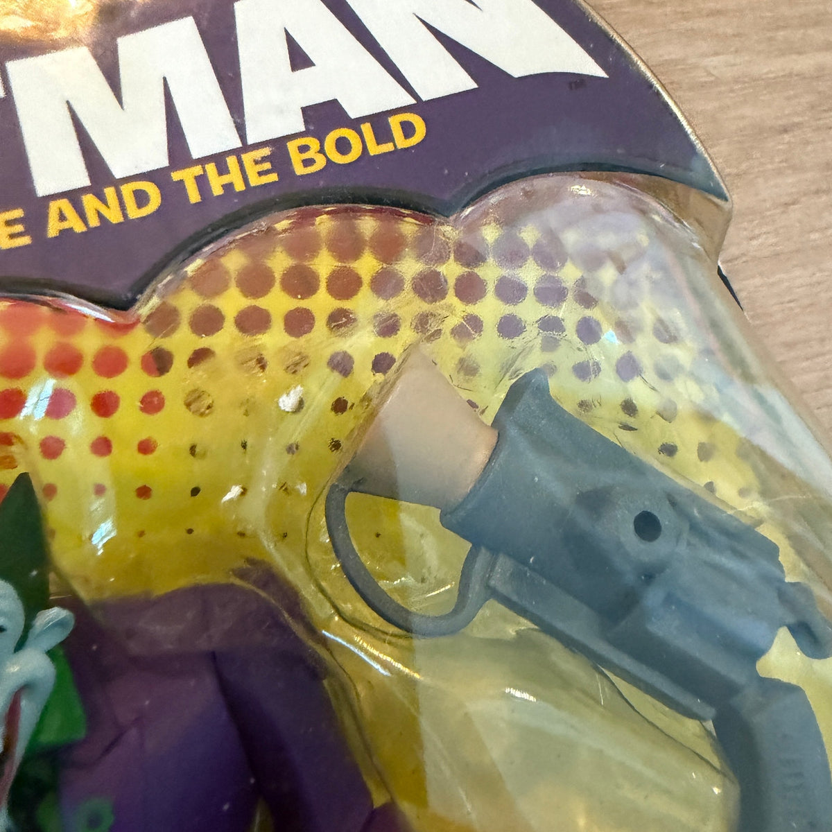 Batman The Brave and Bold DC 3 Action Figures Plastic Man, Joker, Gold Metal Man