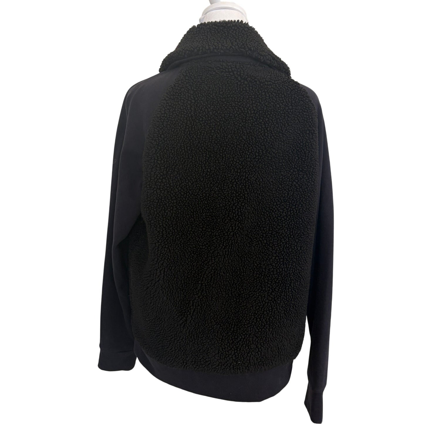 Athleta Range Sherpa Jacket Black Style #351914 Womens Size Small