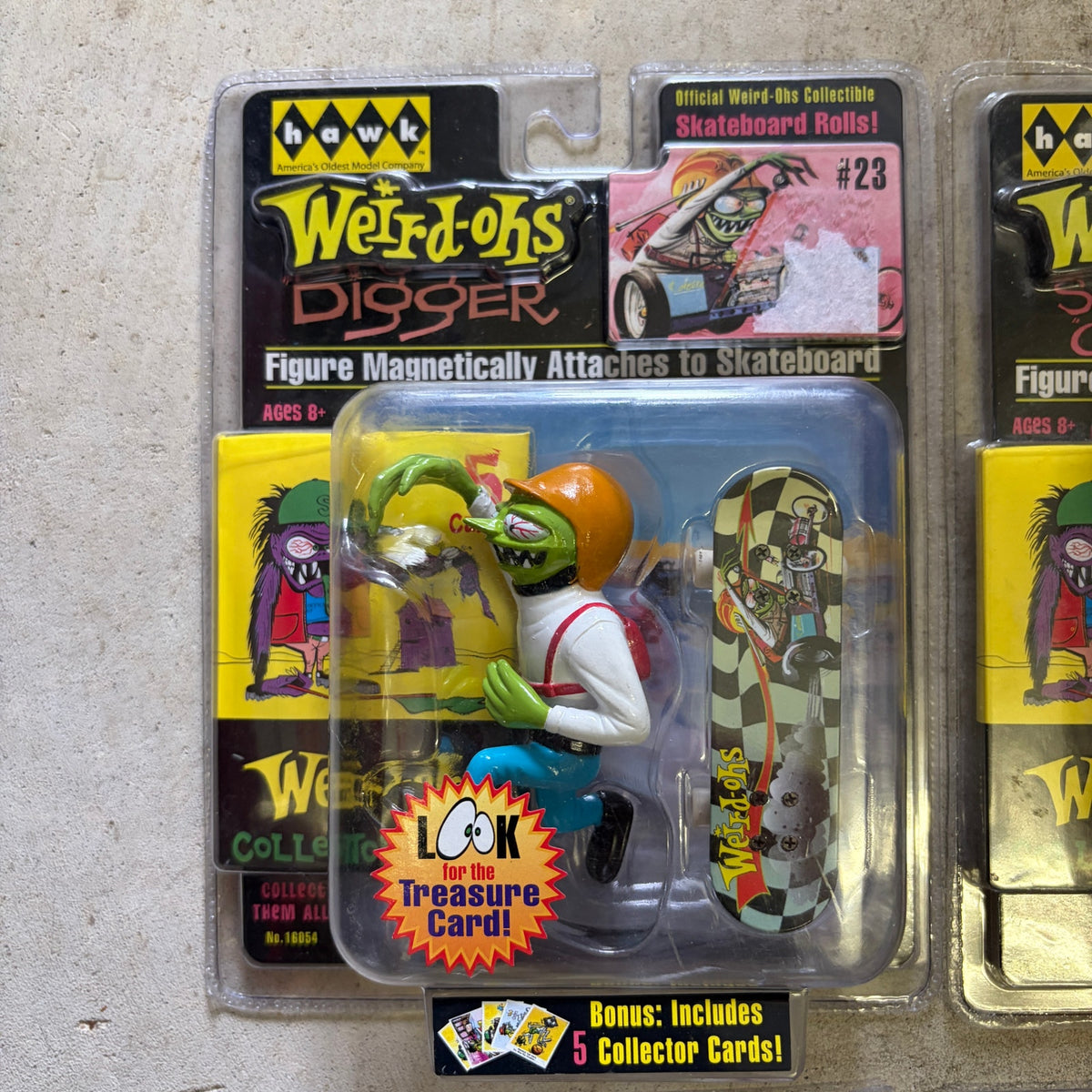 LOT 5 Weird-Ohs Skateboarding Figures NEW