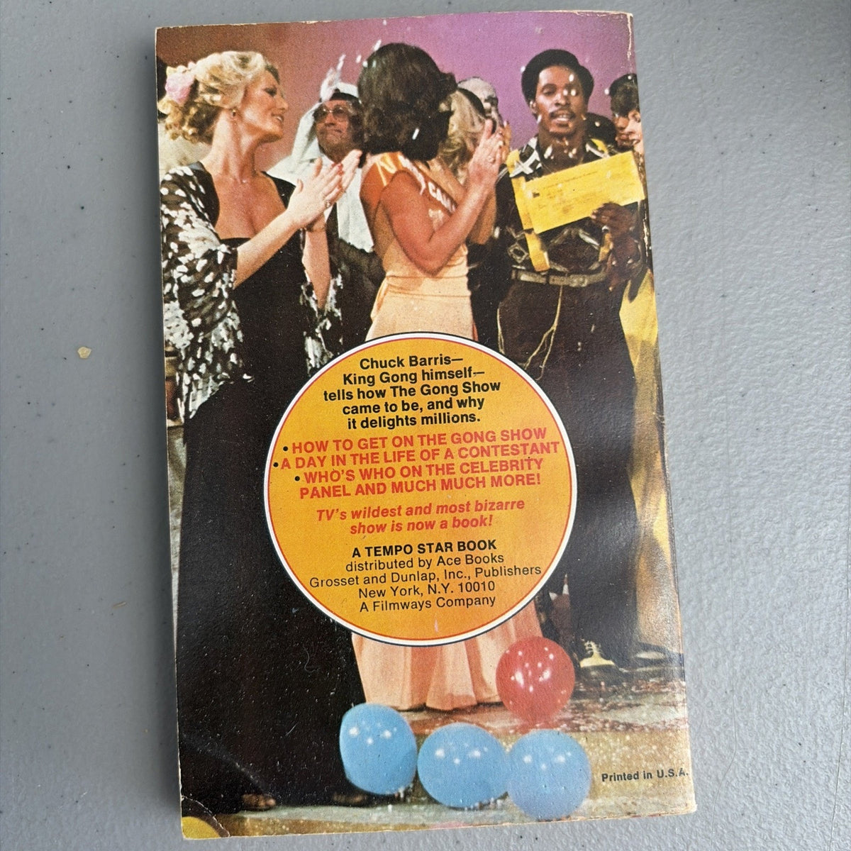 The Gong Show book by Jerry Bowles, Intro by Chuck Barris, 100 photos!