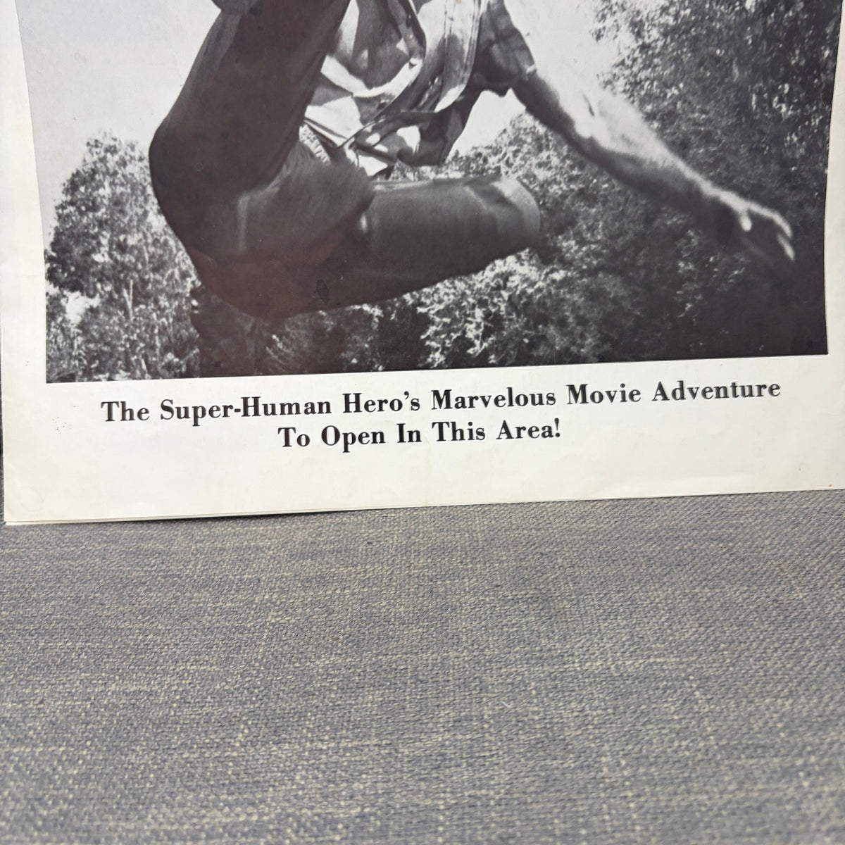 Vintage 1975 Film Promotional Newspaper Doc Savage: The Man of Bronze