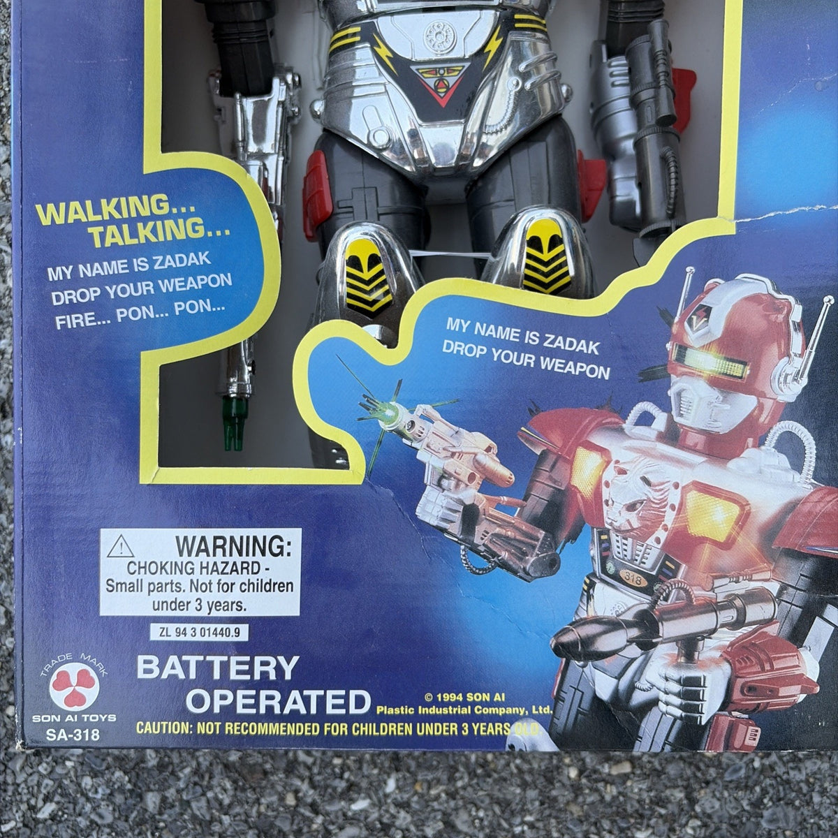 Vintage Robot Leader Zadak Walking Talking Battery Operated Toy NEW