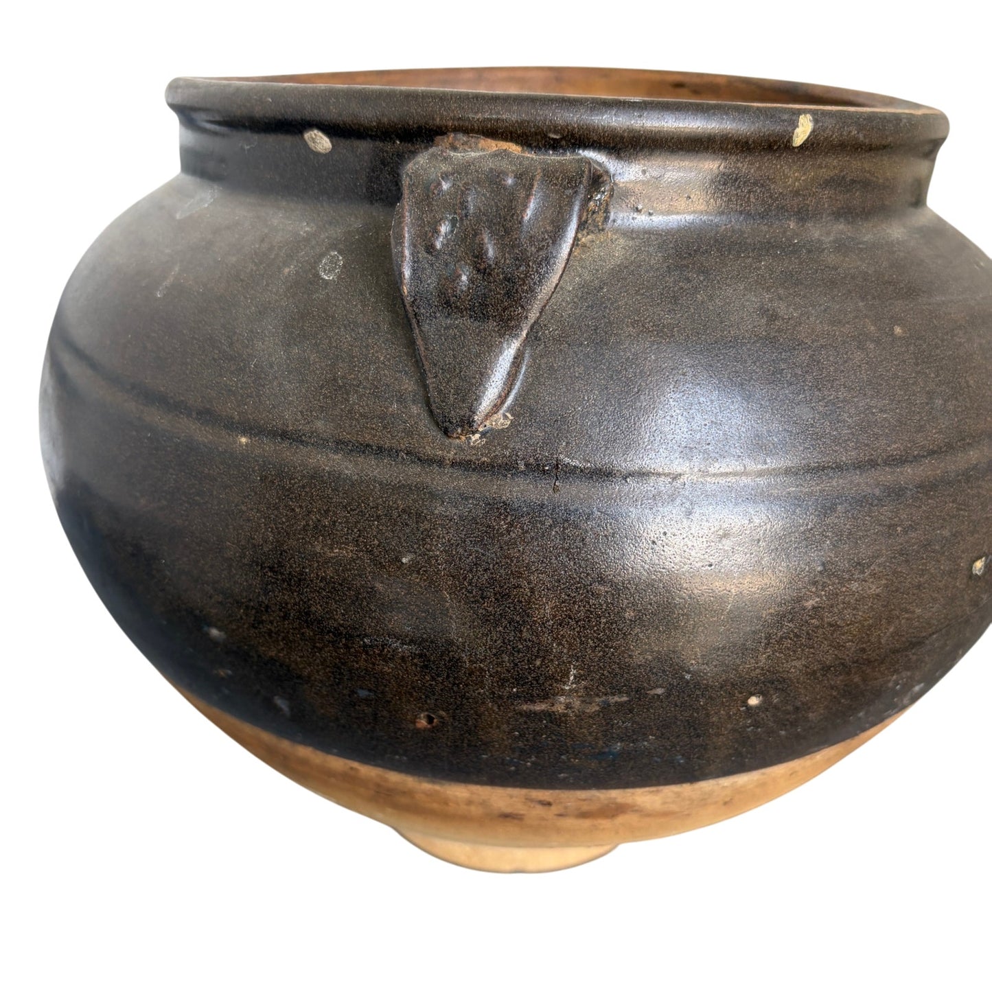 Antique Chinese Western Jin Dynasty Yue Ware Water Pot Large 10" x 13"