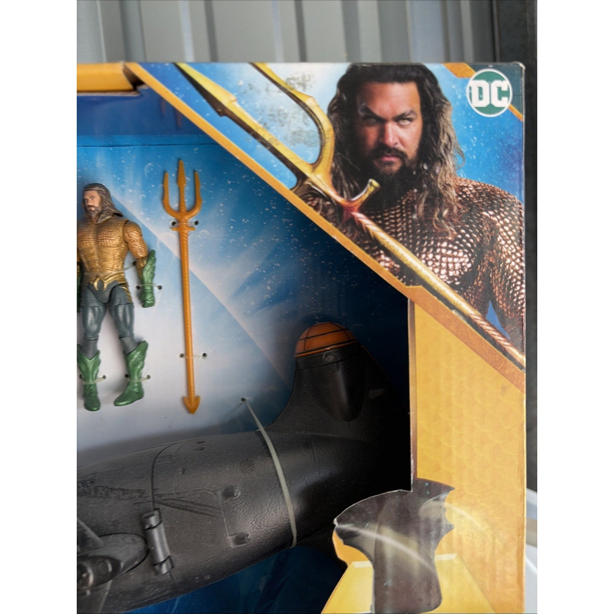 Aquaman vs Black Manta Battle Set - 4" Figures, Manta Sub with Lights & Sounds