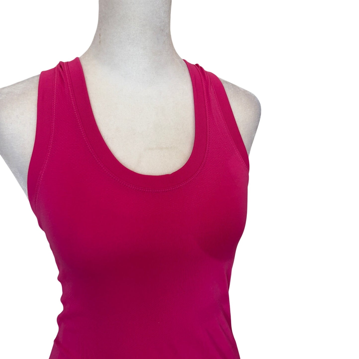 Athleta Hot Pink Racerback Tank Womens Size XXS