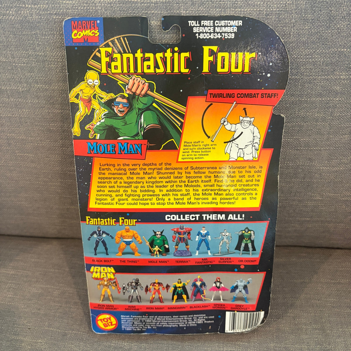 Marvel Comics Fantastic Four Marvel Action Hour Mole Man NEW