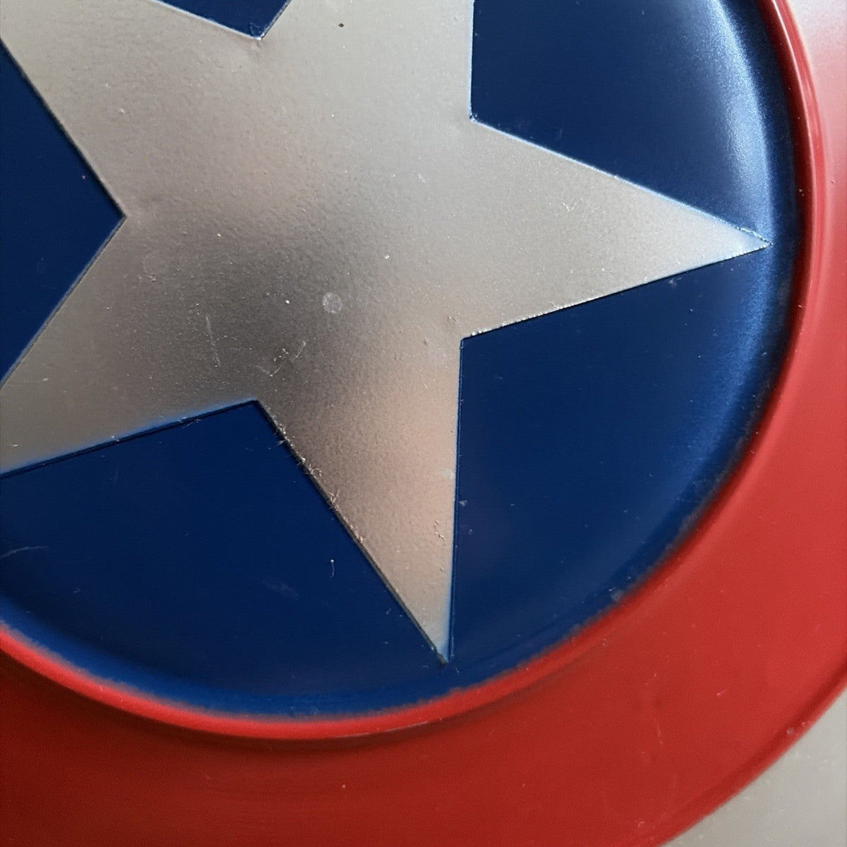18.5" Captain America Winter Soldier Marvel Metal Shield Avengers Leather Strap