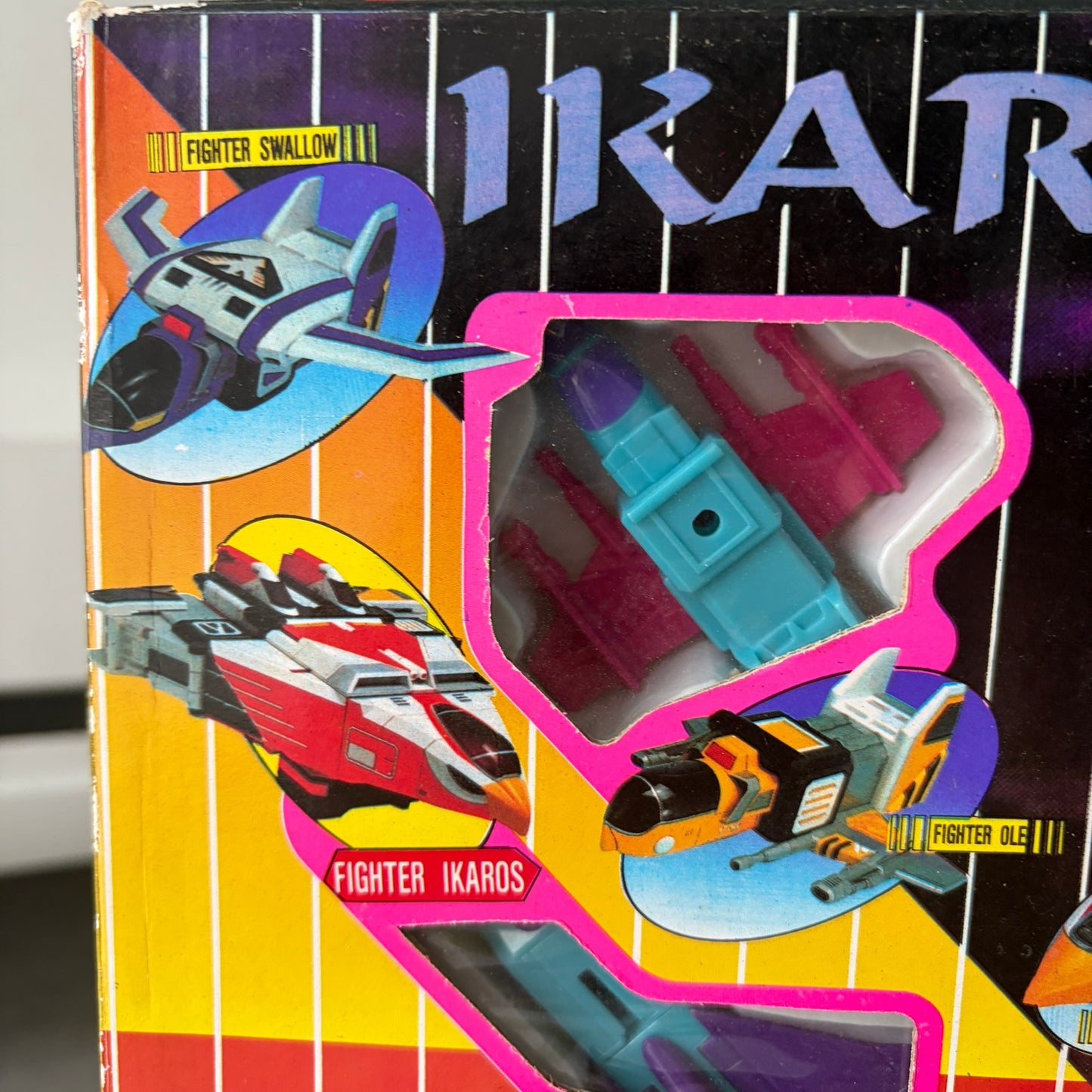 Ikaros Haken Super Giant Robot Star Fighter Man Robot Set New In Box Vintage