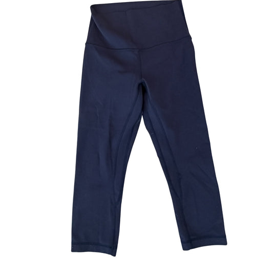 Lululemon Navy Blue Align High-Rise Crop Legging 21" Womens Size 4