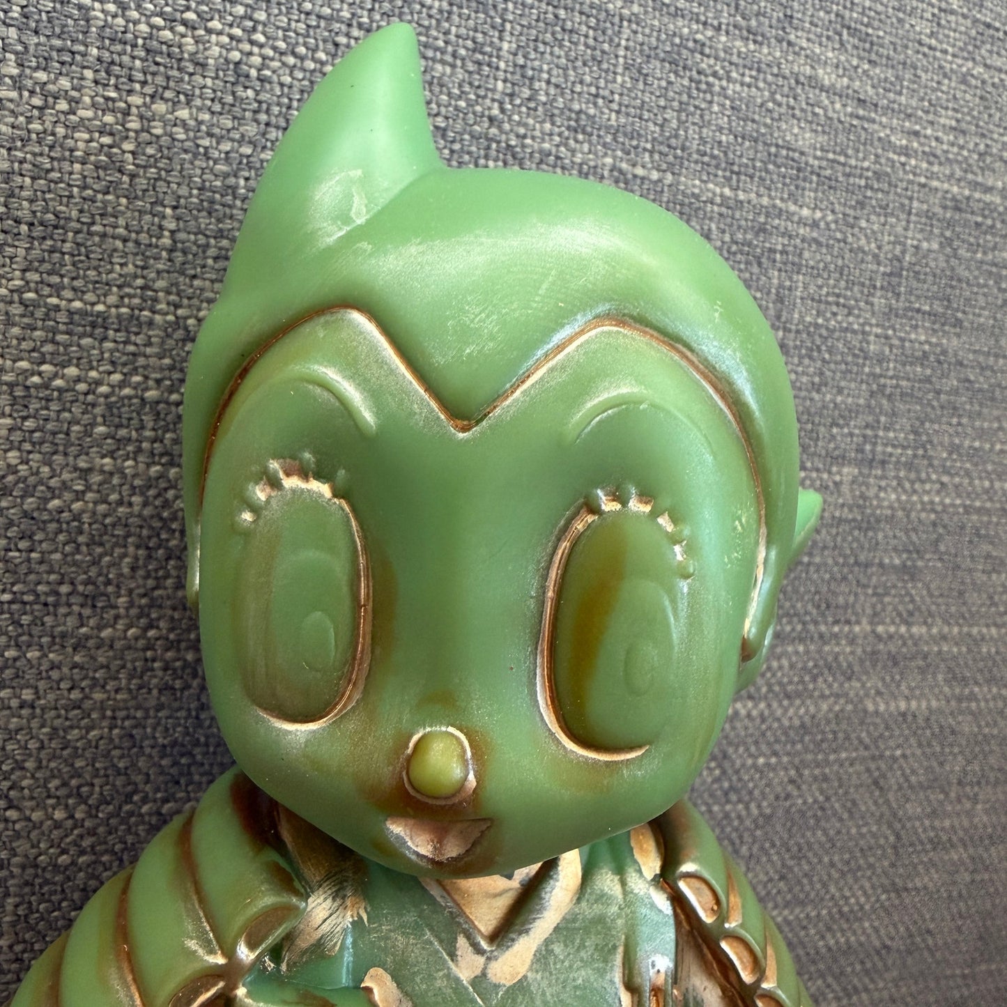 Astro Boy Samurai Aged Copper Sofubi Figure DoomCo Designs 9" Tall